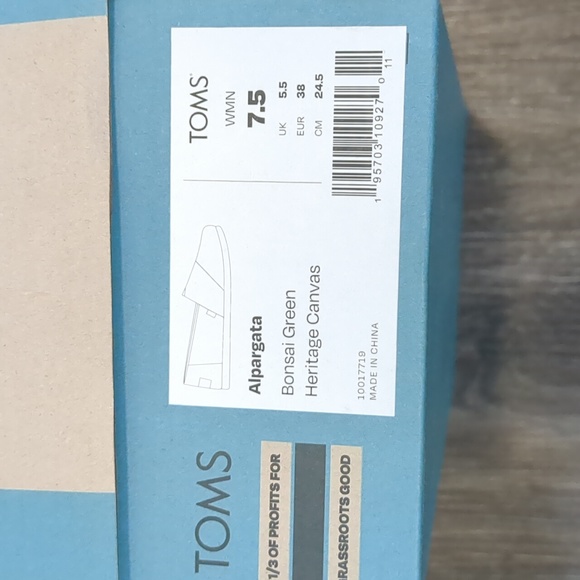 Toms Women's Alpargata Heritage Slip-On Flats - Picture 6 of 6